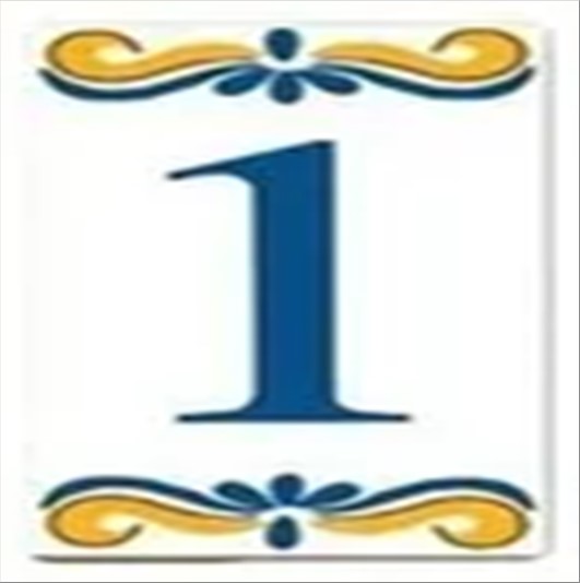 Numero Moema Azulejo N. 01