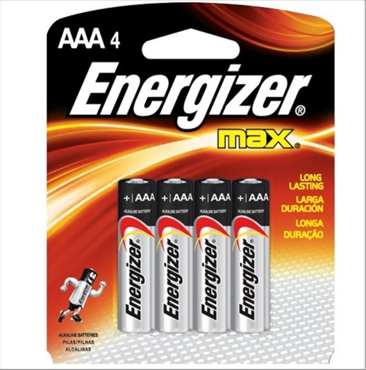 Pilha Eveready Energizer Max Aaa C/4