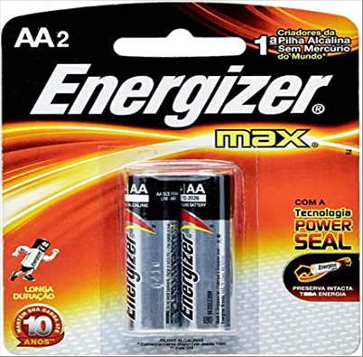 Pilha Eveready Energizer Max Aa C/2