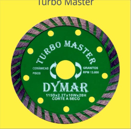 Disco Dymar Turbo Master Corte Seco