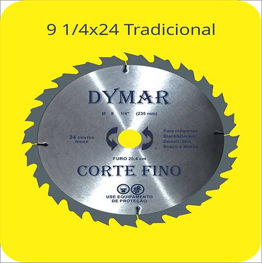 Serra Dymar Circular Widia 91/4X24D