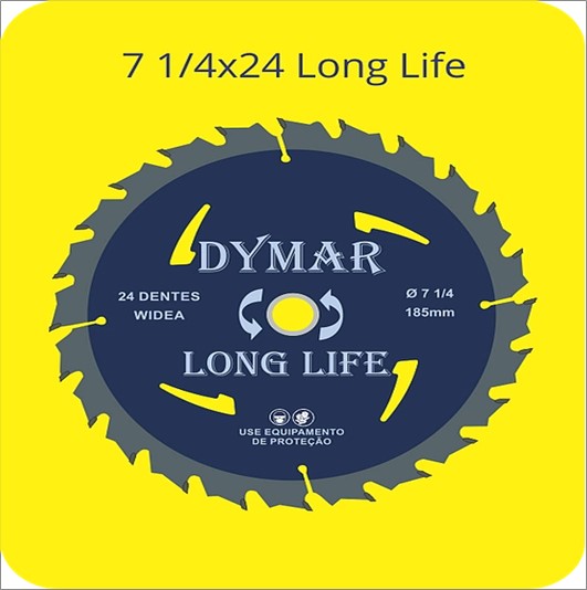 Serra Dymar Circular Widia 71/4X24D Long Life