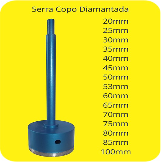 Serra Dymar Copo Diamantada  75mm