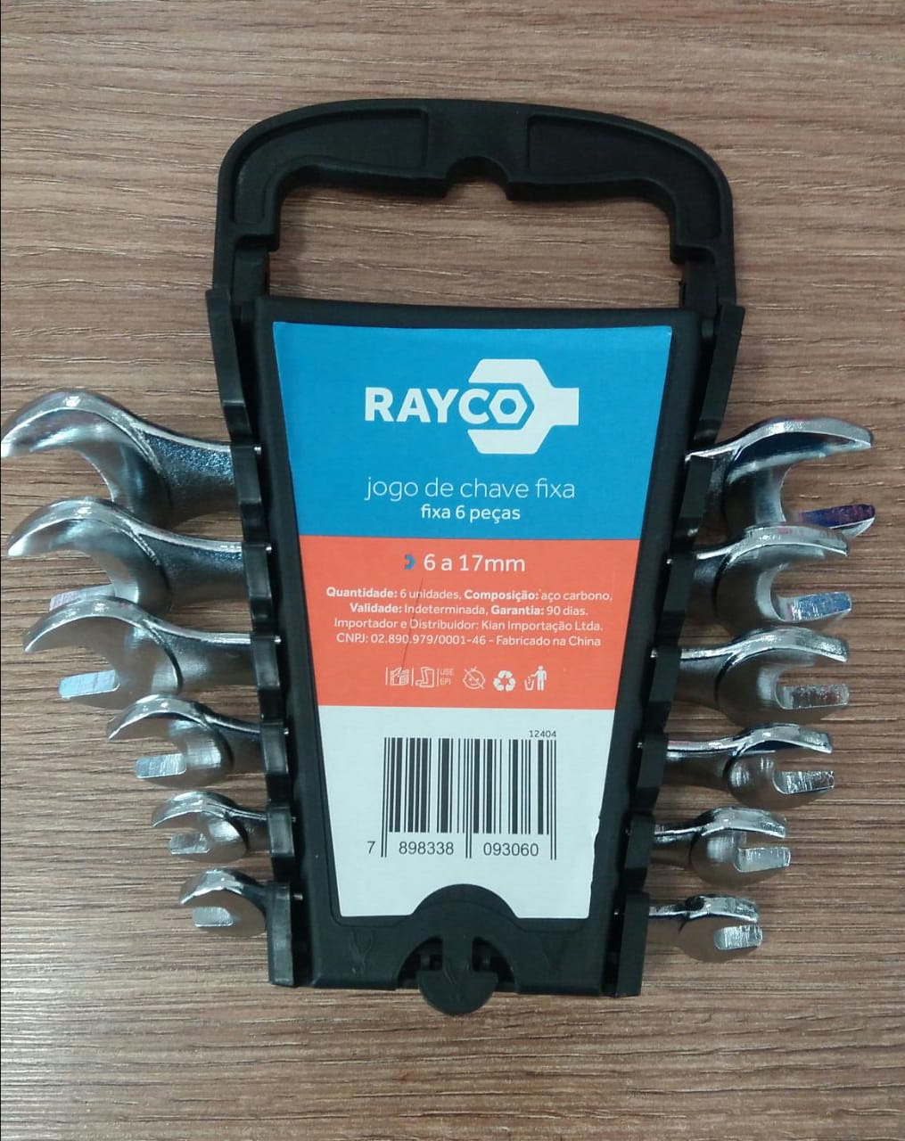 Jogo Rayco 12404 Chave Fixa 6 A 17mm 6Pcs