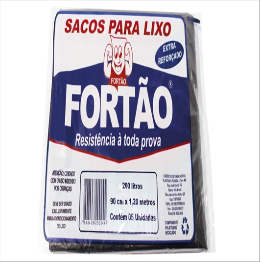 Saco Fortao Lixo Reforcado C/20   15Lt