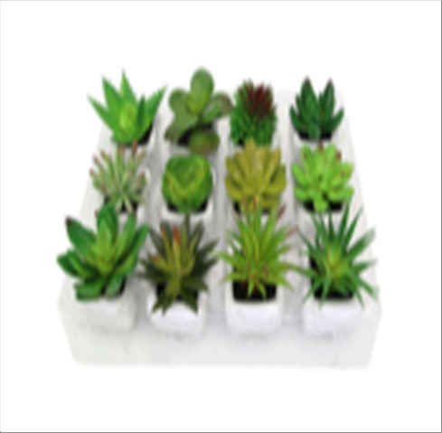Planta Clink Ck1732 Artificial Vaso Deco Cer