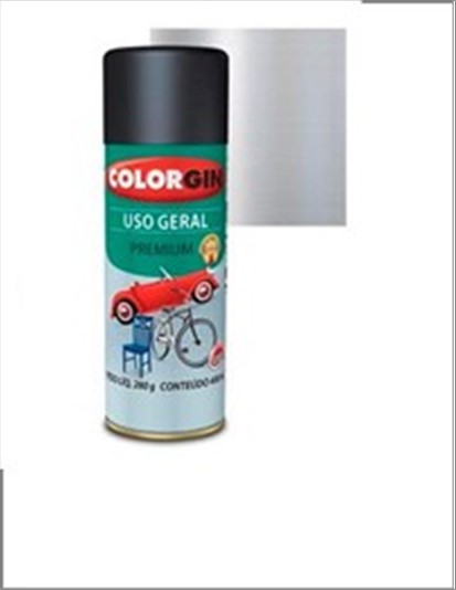 Esmalte Colorgin 55001 Uso Geral  Aluminio 400Ml