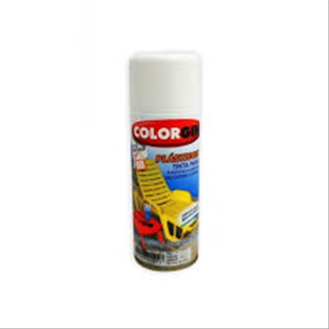 Esmalte Colorgin 1501 Plastico Spray Branco 235G