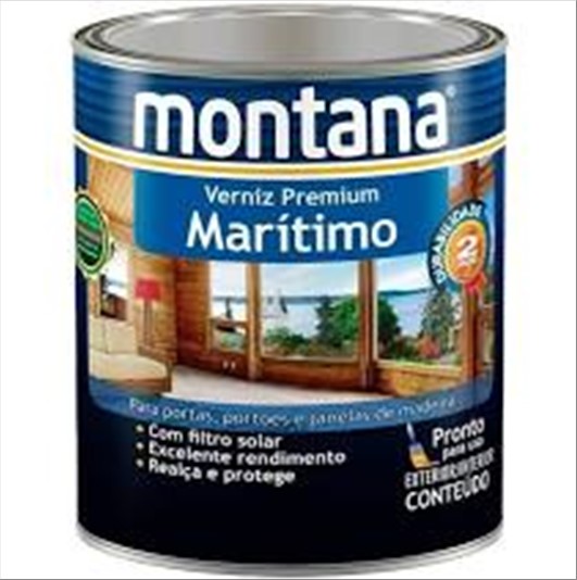 Verniz Montana Maritimo Natural Brilho 900Ml