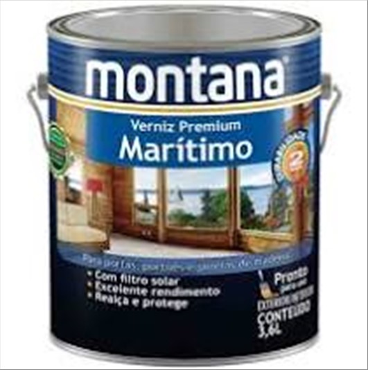 Verniz Montana Maritimo Natural Brilho 3600Ml