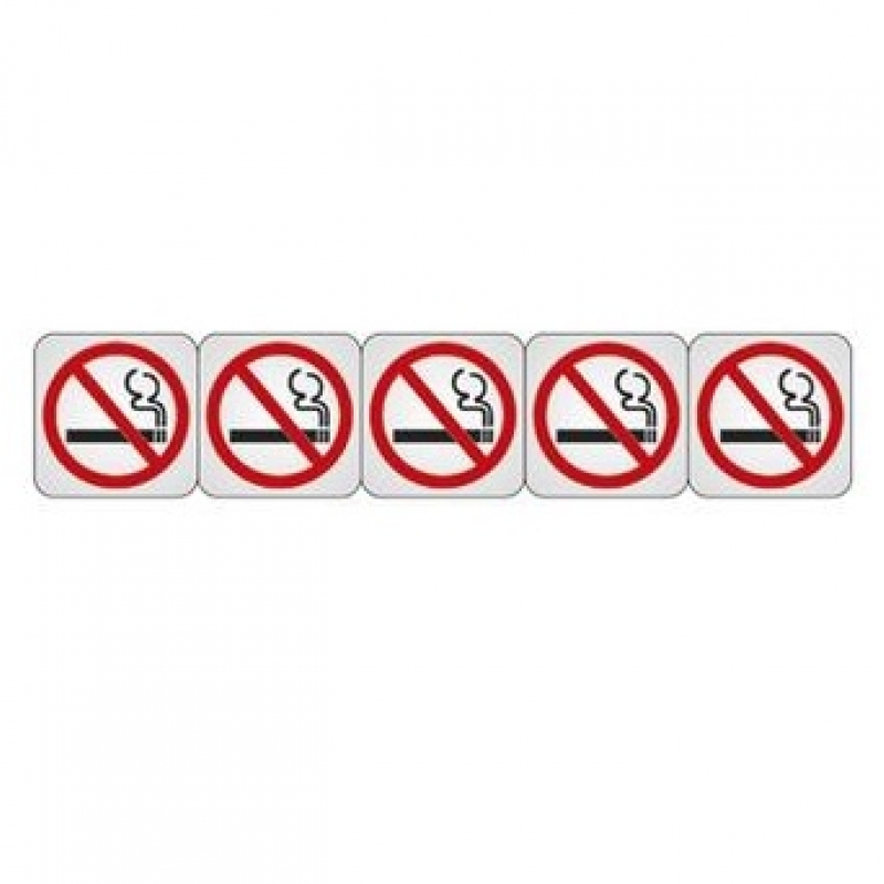 Placa Sinalize 200Au Proibido Fumar