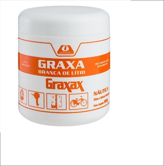 Graxa Graxax Litio Branca 500Gr