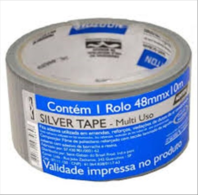 Fita Norton Silver Tape Prata 48mm X 10mt
