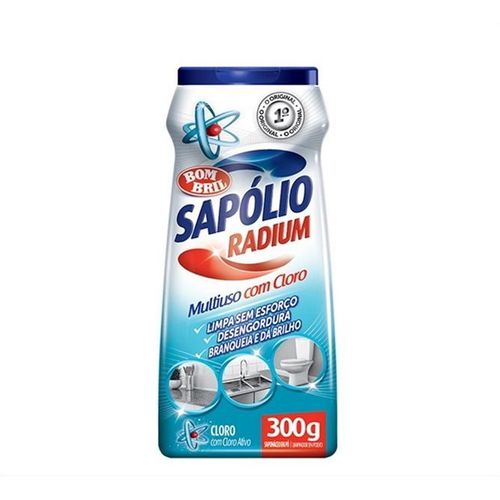 Sapolio Bom Bril Radium Po Cloro 300Gr