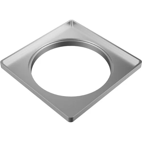 Porta Grelha Tigre Quad 100mm Prata