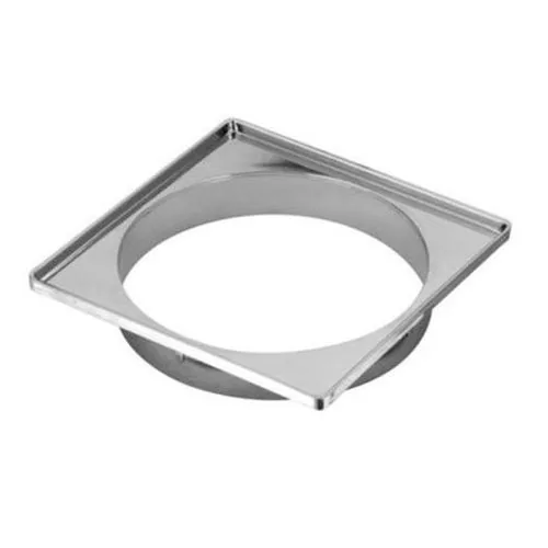 Porta Grelha Tigre Quad 150mm Prata