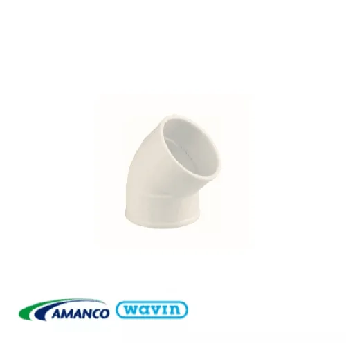 Joelho Amanco Esgoto 45.   40mm
