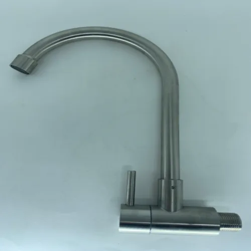 Torneira Doan Nox01 Inox Gir Parede Longa