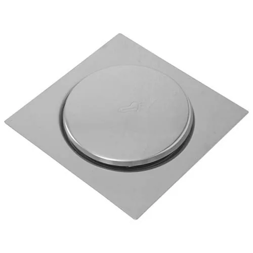 Grelha Stoc 6656 Inox Quadr Click 9,40cm