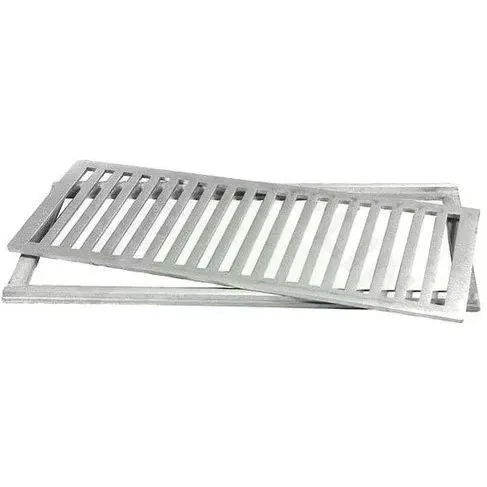 Grelha Hicaro Alum Retang  15x50 C/ Suporte