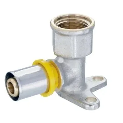 Gas Amanco Joelho Trans F 90 Base Fixa 16 1