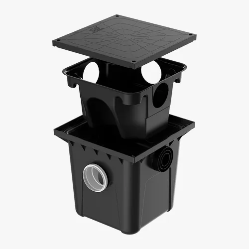 Caixa Herc Gordura Quad C/ Cesto E Tampa 20l