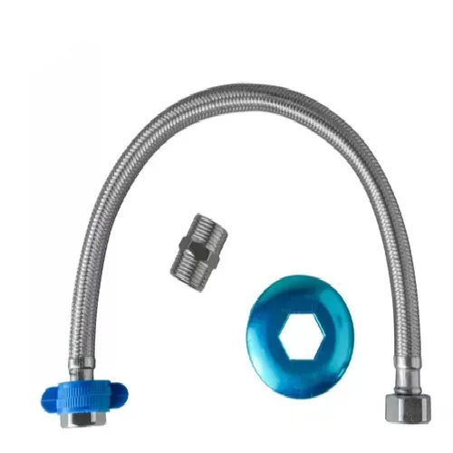 Engate Omega Flex Trancado 1/2ff C/ Niple 40cm