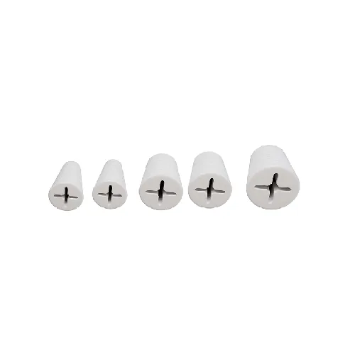 Tapa Furo Estrela Parafuso Pvc C/5 Pcs Br
