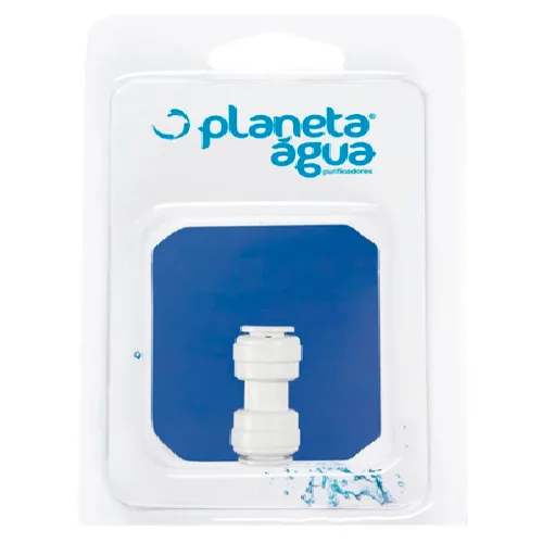 Uniao Planeta Agua Reta Tubo 1/4 Para 1/4 Pol Bc