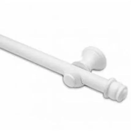 Conjunto Kaitos Cortina Ferro 19mm 1.5mt Branco