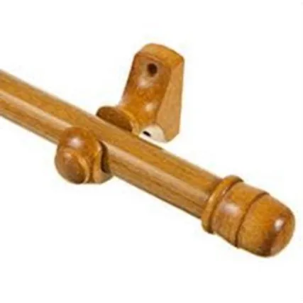 Conjunto Kaitos Cortina Ferro 19mm 2.0mt Cerejeira