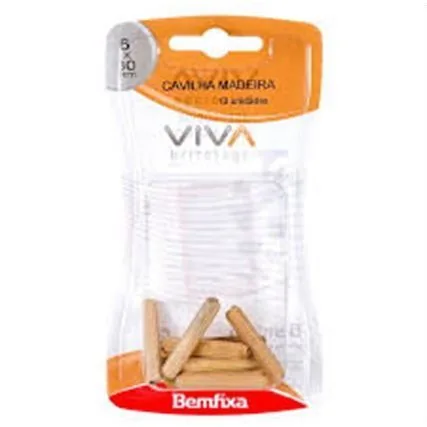 Cartela Bemfixa 9425 Cavilha Madeira  6 X 30mm