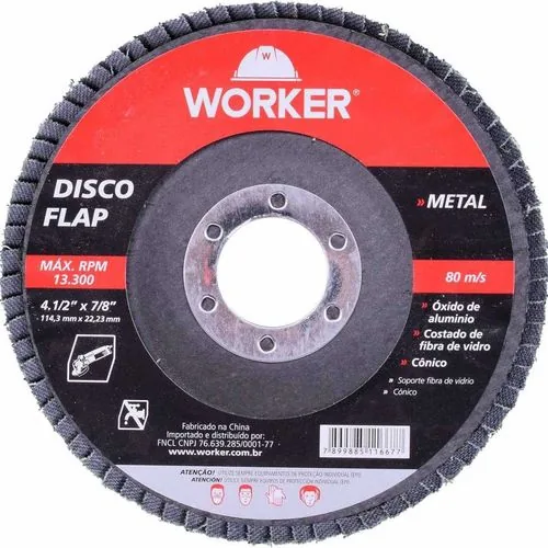 Disco Worker Flap Curvo G60 114,3X2Mm Metal