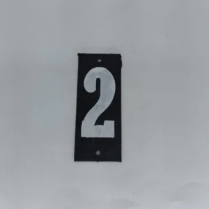 Numero Sm Chapa/pvc Retangular Grande 2