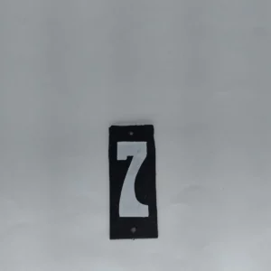Numero Sm Chapa/pvc Retangular Grande 7
