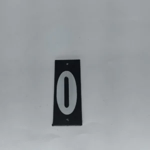 Numero Sm Chapa/pvc Retangular Grande 0