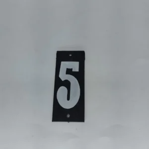 Numero Sm Chapa/pvc Retangular Grande 5