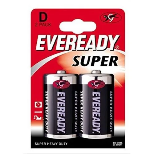 Pilha Eveready Super Heavy Duty D C/2