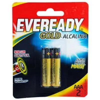 Pilha Eveready Alc Gold Aaa C/2