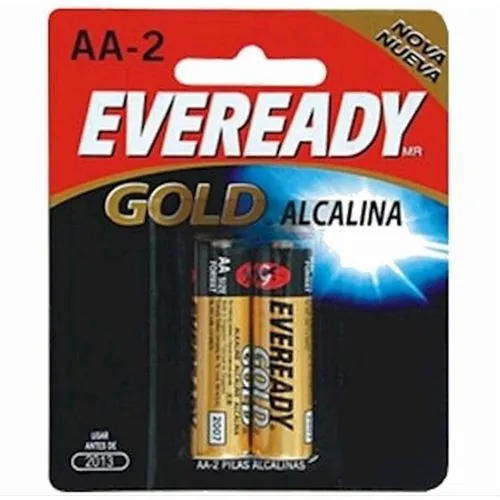Pilha Eveready Alc Gold Aa C/2
