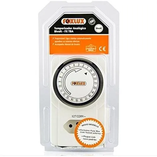 Timer Foxlux Analogico Fx Tba Biv