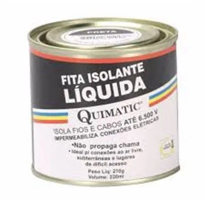 Fita Isolante Quimatic Liquida Preta 200ml
