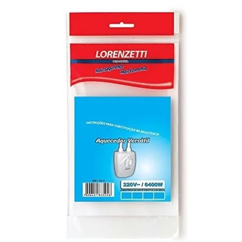 Resistencia Lorenzetti 755g 6400w 220v Aquec Vers