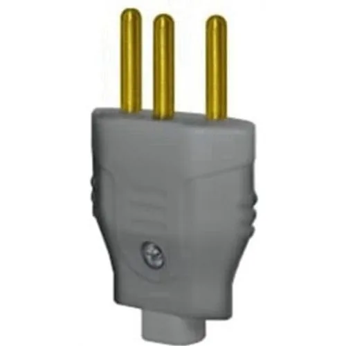 Pino Alumbra 2729 Macho 2p+t 10a Cinza