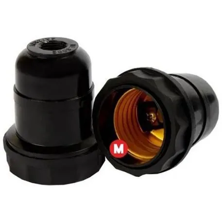 Soquete Walma 014 Universal Preto E27