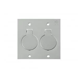 Espelho Olivo Pl82/2 Inox Redonda Dup. 4 X 4