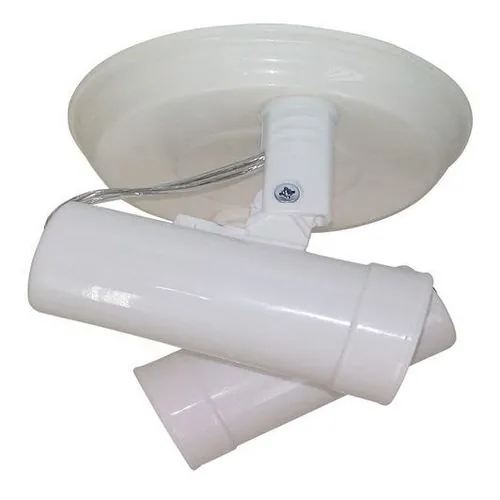Luminaria Pavilonis Spot P/ 2 Lamp Bco