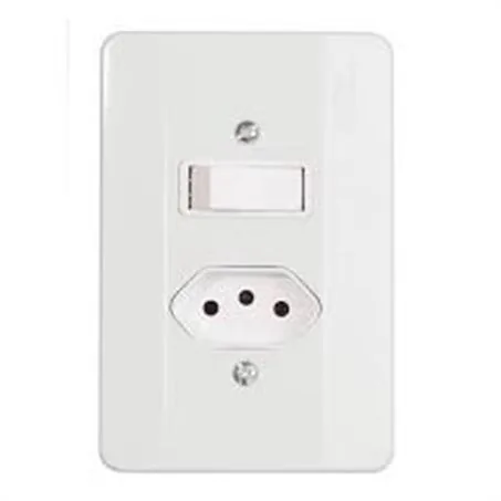 Interruptor Mec Tronic 39045 Sim Tom 2p+t 10a C/p