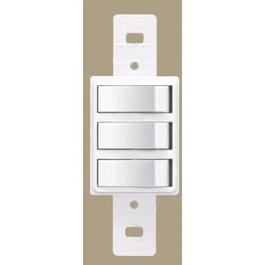 Interruptor Fame 0651 3 Teclas Simples 10a/250v