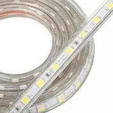 Fita Initial 5050 Led Ip65 Chata Amarela 110v